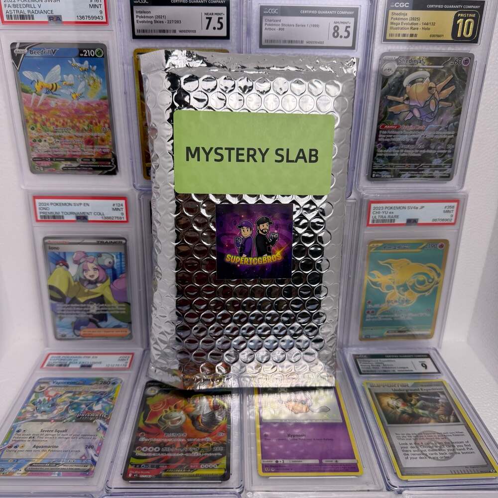 SuperTCGBros Mystery Pokemon Slab + MORE